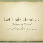 Let´s talk about … Seminarauftakt mit Onlinevideo gratis Let´s talk about … Seminarauftakt mit Onlinevideo gratis